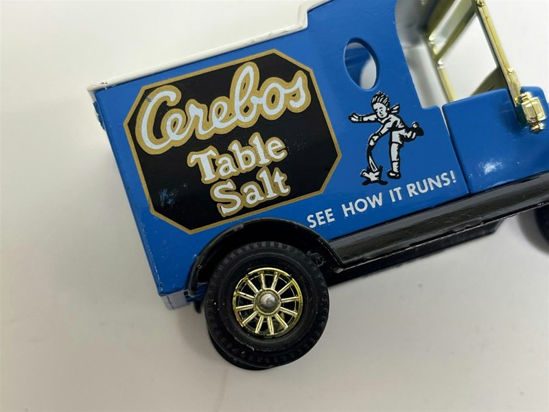 MCSlots 1912 Ford Model T Cerebos Table Salt Matchbox Y12 S1
