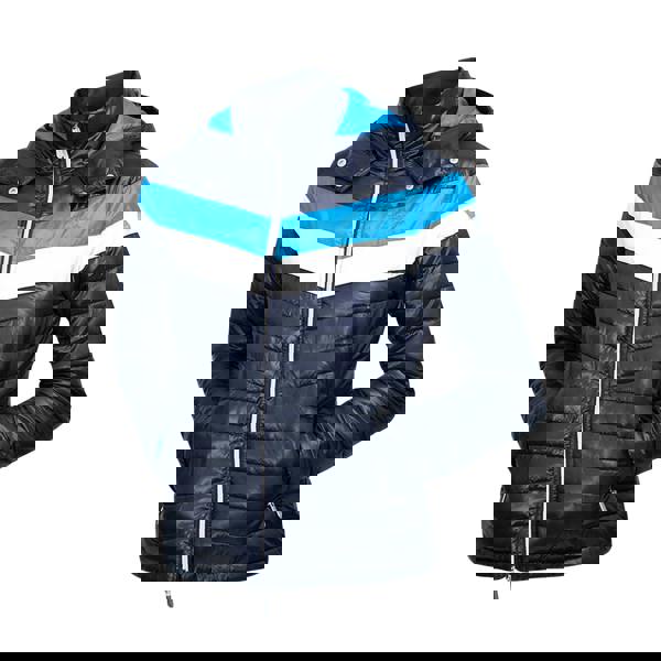 Coldstream Womens/Ladies Southdean Quilted Coat - Navy/Blue/White - 