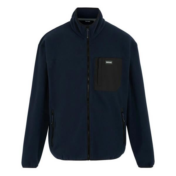 Regatta Mens Frankie Full Zip Fleece Jacket - Navy/Navy