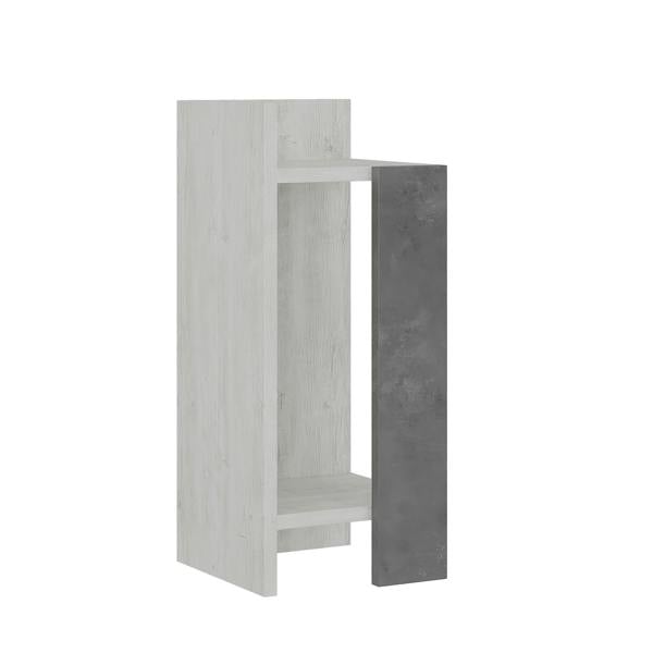 Decortie Elos Modern Bedside Table Left Module Narrow 25cm