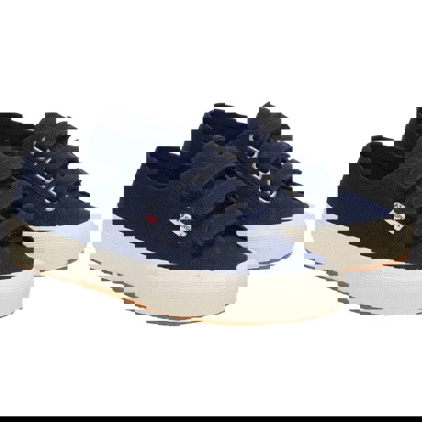 Superga Unisex Adult 2750 OG Straps Trainers - Navy/Off White