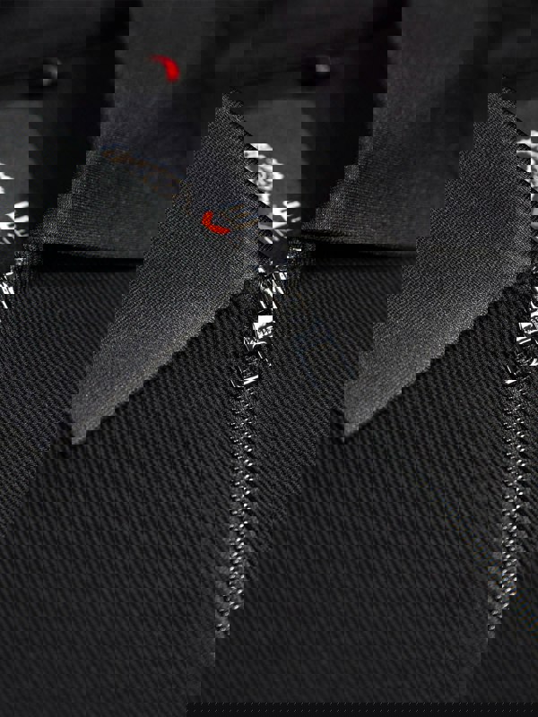 Luke 1977 Luke1977 Penrith Zip Polo Shirt - Black