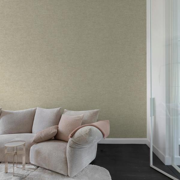 Grandeco Boutique Dakota Natural Texture Luxury Weight Embossed Wallpaper, Natural Linen
