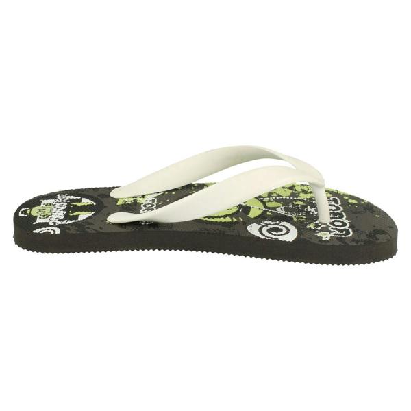 Boys Samoa Flat Plugged Patterned Insole Slip On Sandals - Justin