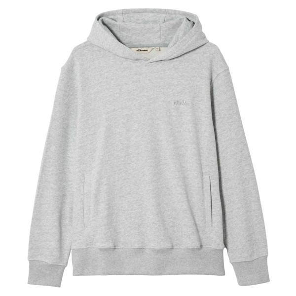 Ellesse Mens Madone Hoodie - Light Grey Marl - 