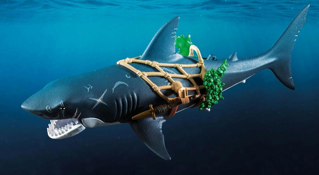 Playmobil Pirates Giant Shark with Biting Function - 71793 Playset