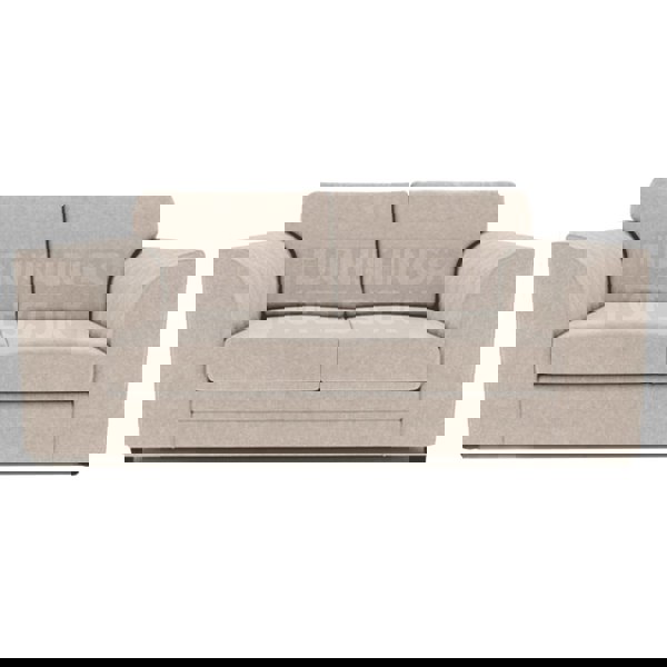 Furnishings For Less Quilted Full Fabric Chenille 3 Seater Sofa