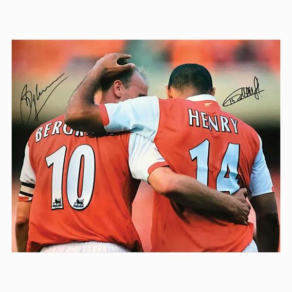 Unbranded Thierry Henry & Dennis Bergkamp signed Arsenal photo (1) — Premium Framing