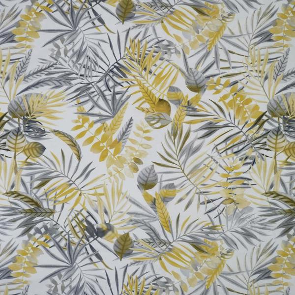 Makati fabric close-up in Ochre