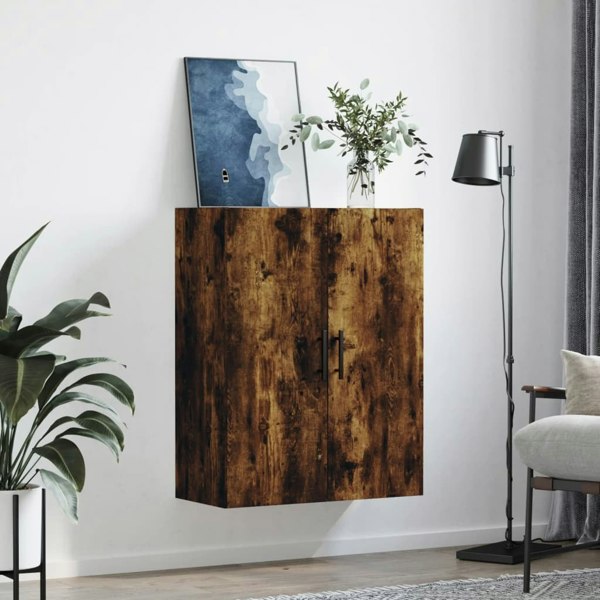 Berkfield Wall Mounted Cabinet Smoked Oak 69.5x34x90 cm