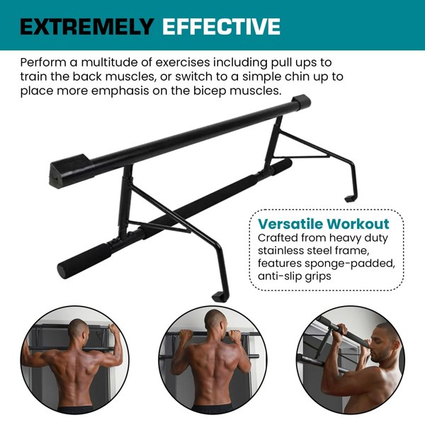 Generise Foldable Pull Up Bar - Carbon Steel