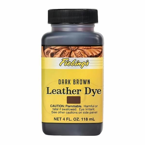 Fiebing's Leather Dye - Professional Alcohol-Based Colour Dyes 4oz