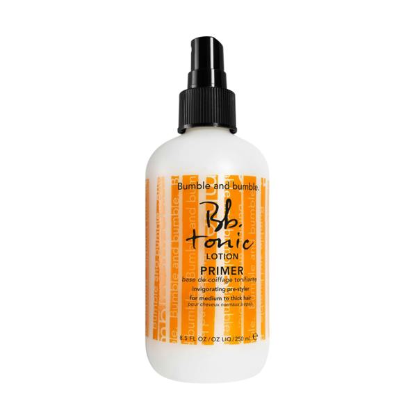 Bumble and Bumble Tonic Lotion Primer bottle on a white background