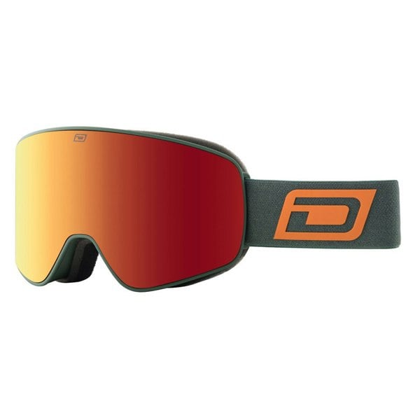 Dirty Dog MUTANT LEGACY - Ivy Green with Red Fusion Mirror & Rose Lens