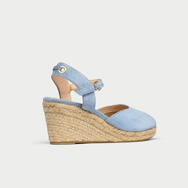 Calla Betsy Shoes - Denim Blue Suede