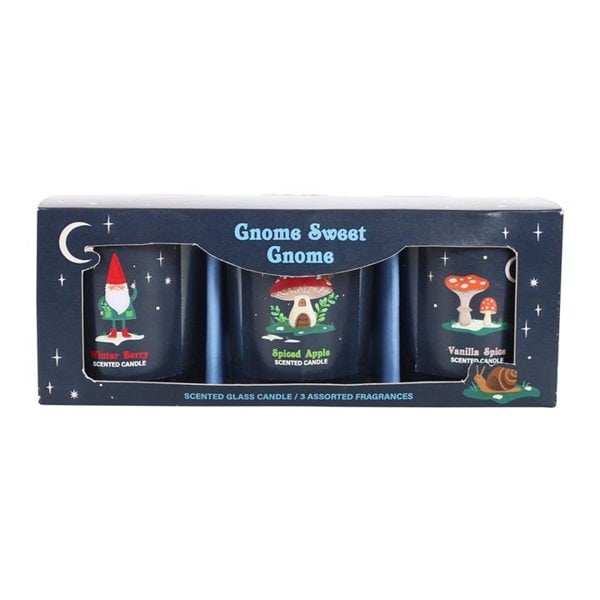 Serano Gnome Sweet Gnome Candle Trio