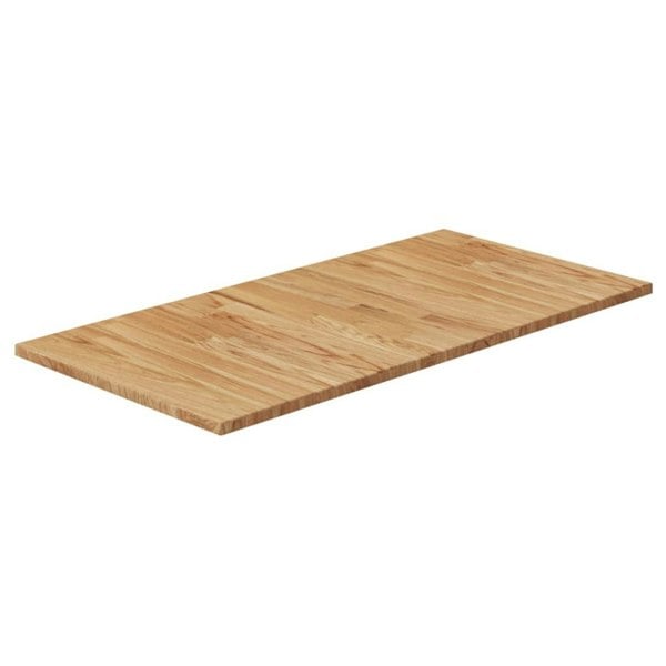 Berkfield Bathroom Countertop Light Brown 80x40x1.5cm Treated Solid Wood