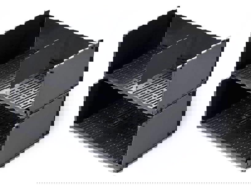 Durable OPTIMO Recycled Plastic Stackable Letter Tray File | A3 & A4 Grey