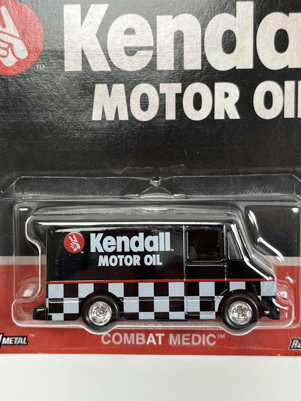 Hot Wheels Kendall Motor Oil Combat Medic Real Riders 1:64 Scale HKC98