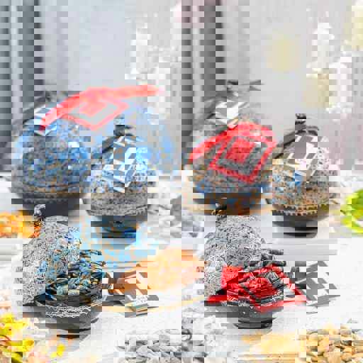 Handmade Bonbonnière with Assorted Chocolate Coated Almonds - Palm Oil Free, 130g