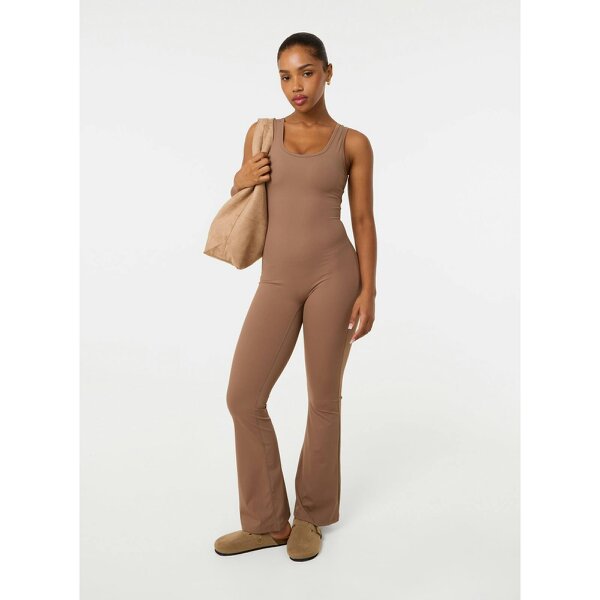 Pink Vanilla Ruched Bum Openback Unitard