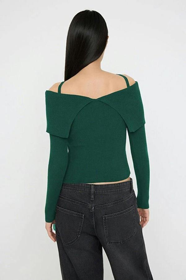 WOVCOR Carmen Halter Neck Knit Sweater