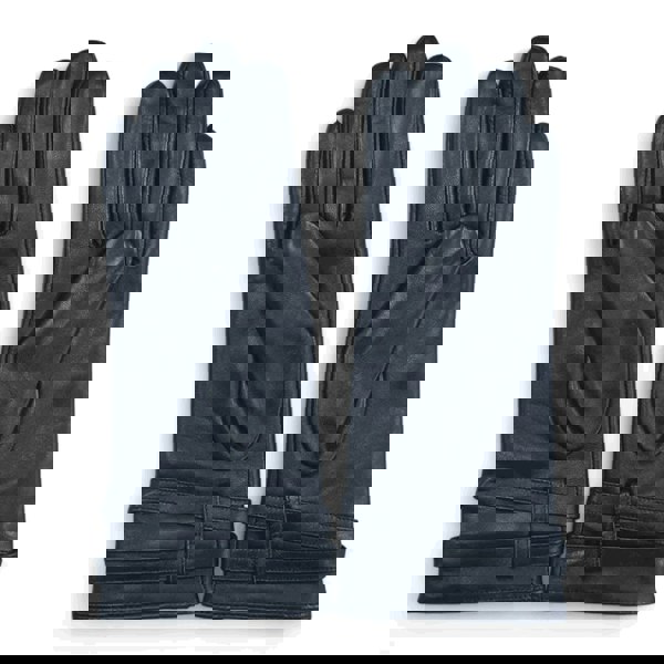 Infinity Leather Women's Genuine Leather Adjustable Wrist Buckle Gloves