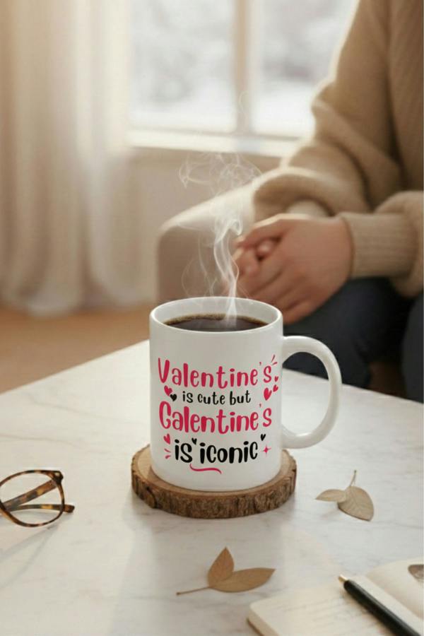 Dyzi Valentine’s Is Cute But Galentine’s Is Iconic Printed Mug