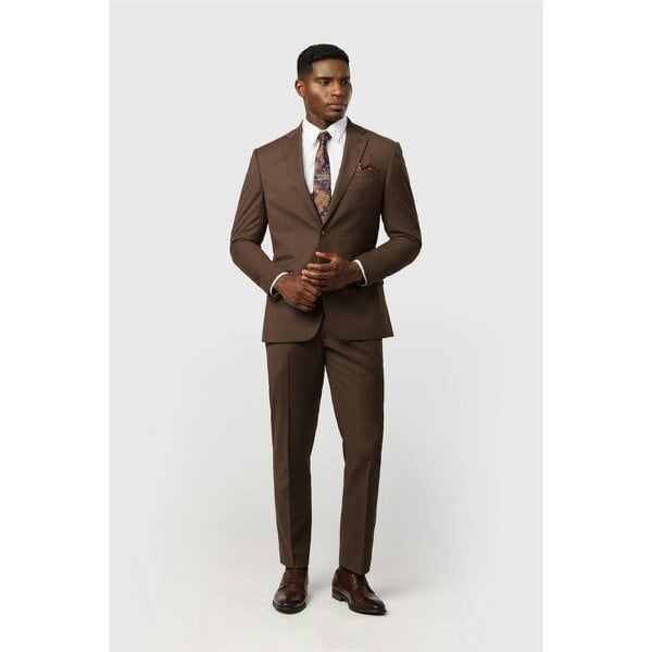 Antique Rogue Slim Fit Harley Flannel Chestnut Jacket