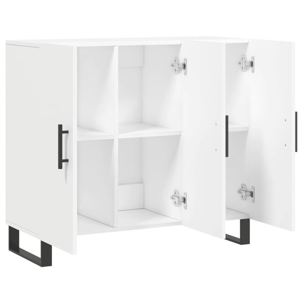 Berkfield Sideboard White 90x34x80 cm Engineered Wood