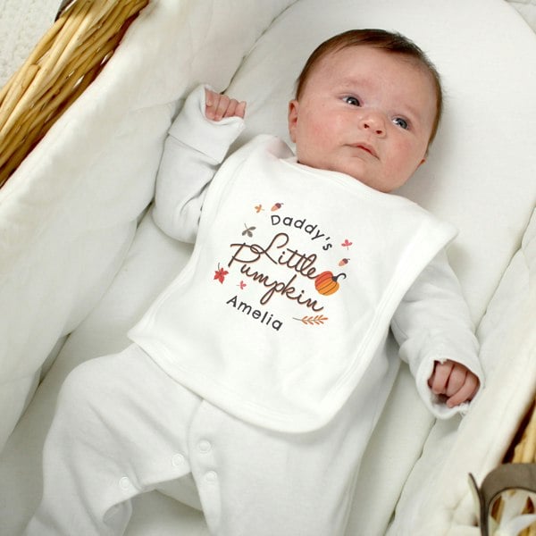 Personalised Memento Company Personalised Little Pumpkin Bib