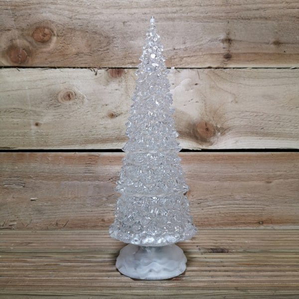 Samuel Alexander 30cm Dual Power Water Spinner Christmas Tree with Timer & Colour Changing LED's