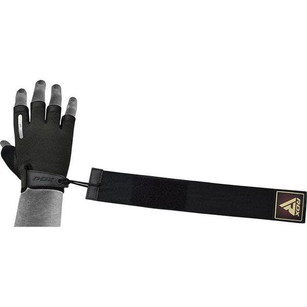 RDX Sports GYM TRAINING GLOVES T2 HALF BROWN
