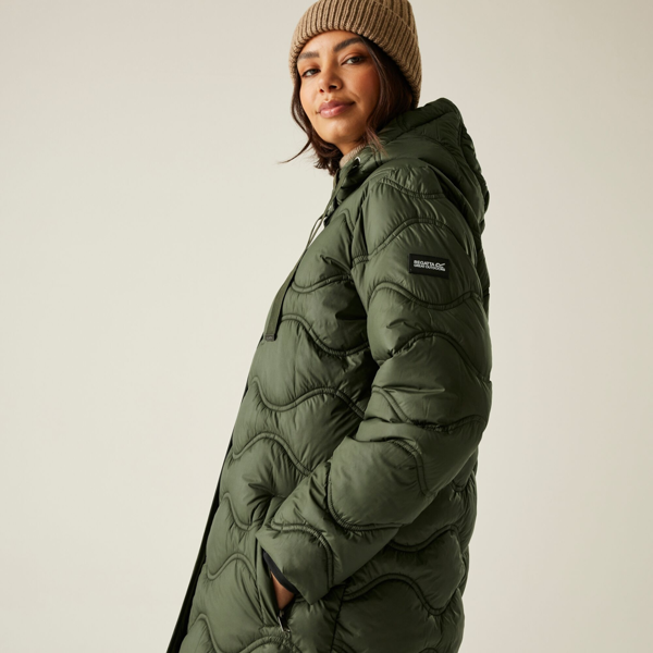 Regatta Womens Embrie Quilted Jacket - Dark Khaki