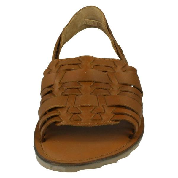 Leather Collection Mens Leather Collection Slingback Sandals A0061