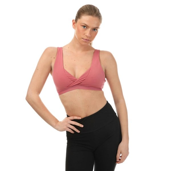 Adidas Womens Essentials Nursing Yoga Sports Bra - Pink