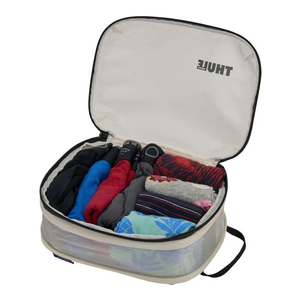 Thule Compression Packing Cube Set Small & Medium White Travel Organizer