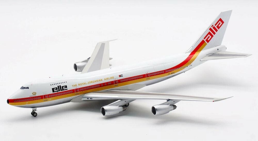 MCSlots ALIA Royal Jordanian Airline Boeing 747-200 JY-AFA 1:200 flight200 IF742RJ1218P