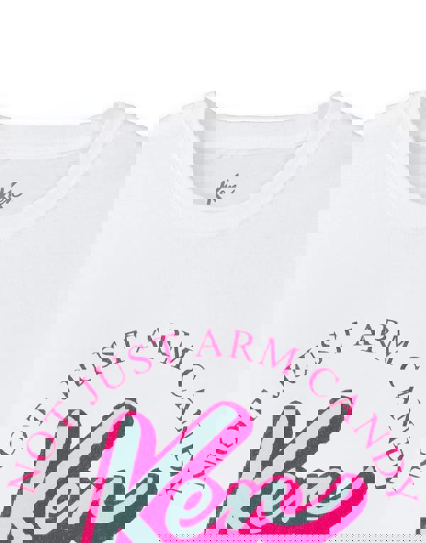 Barbie Mens White Ken Arm Candy Classic Short Sleeved T-Shirt