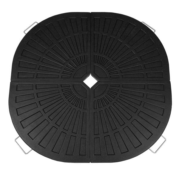 Jardi LED Cantilever Parasol 3m With Full Fan Base – Black
