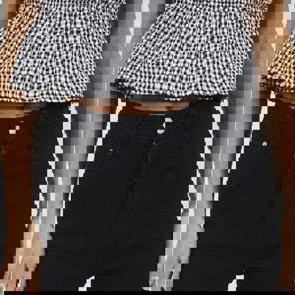 Brave Soul Black High Waist Skinny Jeans With Stretch - Black Image 4