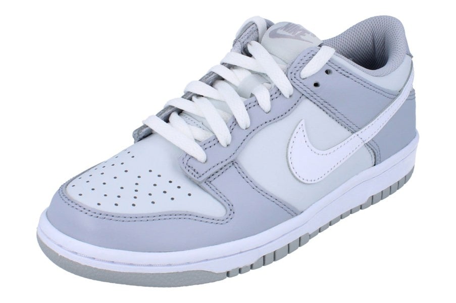 Nike Dunk Low GS Trainers Dh9765  001 - Pure Platinum White Wolf Grey 001 - Photo 0