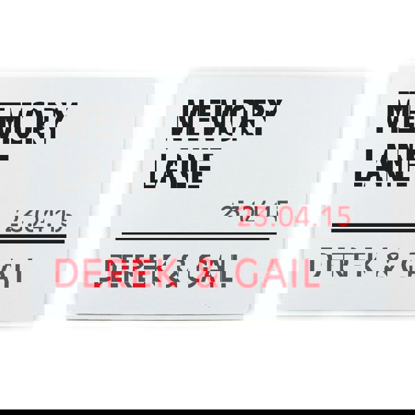 Personalised Memento Company Personalised London Street Sign