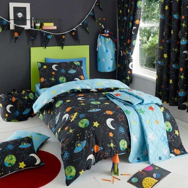 Alien Adventure Bedding Kids Bedding - Happy Linen Company