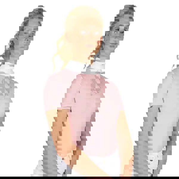 Coldstream Womens/Ladies Lanark Show Shirt - Blush Pink - 