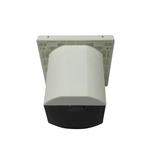 Mains Hook Up Inlet Socket 240V (White Flush Fitting Caravan 3 Pin Electric Connector)