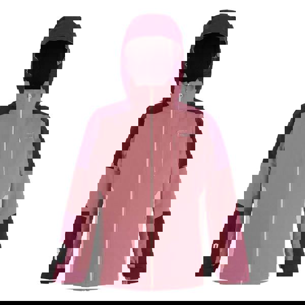 Regatta Girls Trekktain 3 in 1 Jacket - Dark Pimento/Dusty Rose/Lotus