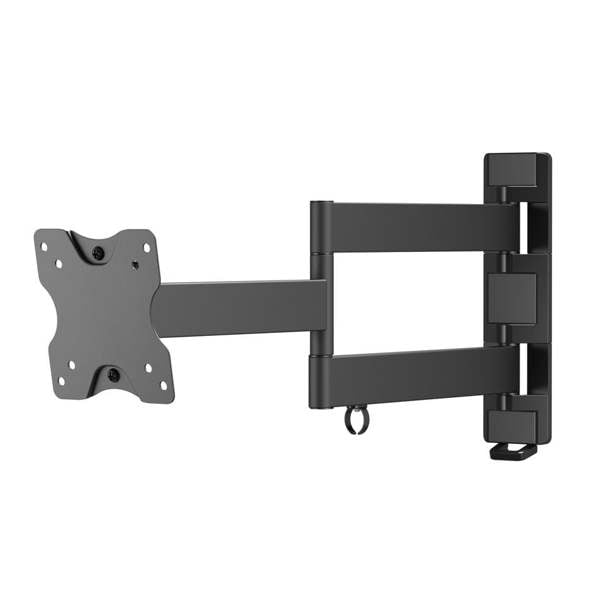 Intec Brackets Slim Swivel and Tilt TV Wall Bracket for 23 to 50 Inch Screens, Long Reach Arm, VESA 100 x 100