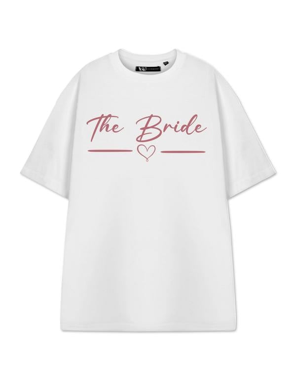 Show Me The Merch Womens White The Bride Short Sleeved T-Shirt