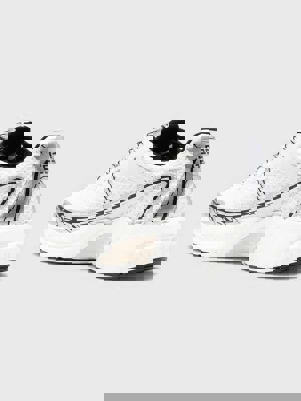 Givenchy NFNTY-52 Runners White Silver Sneakers